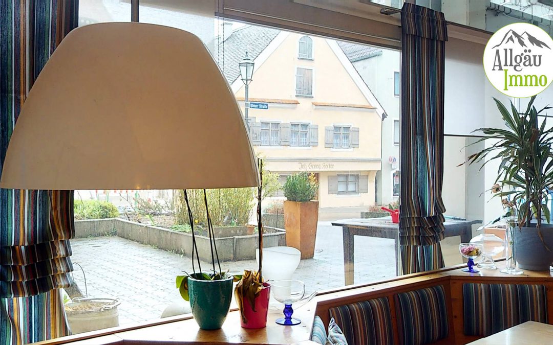 Voll eingerichtetes Café / Bistro in Memmingen mit Terrasse in der Nähe vom Marktplatz!