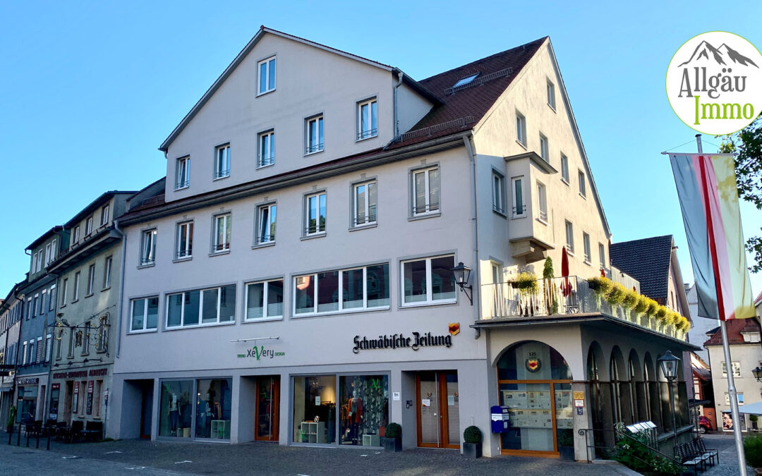 Kapitalanleger aufgepasst! Über 4 % Nettorendite. Sehr gut vermietete Gewerbeeinheit in Leutkirch.