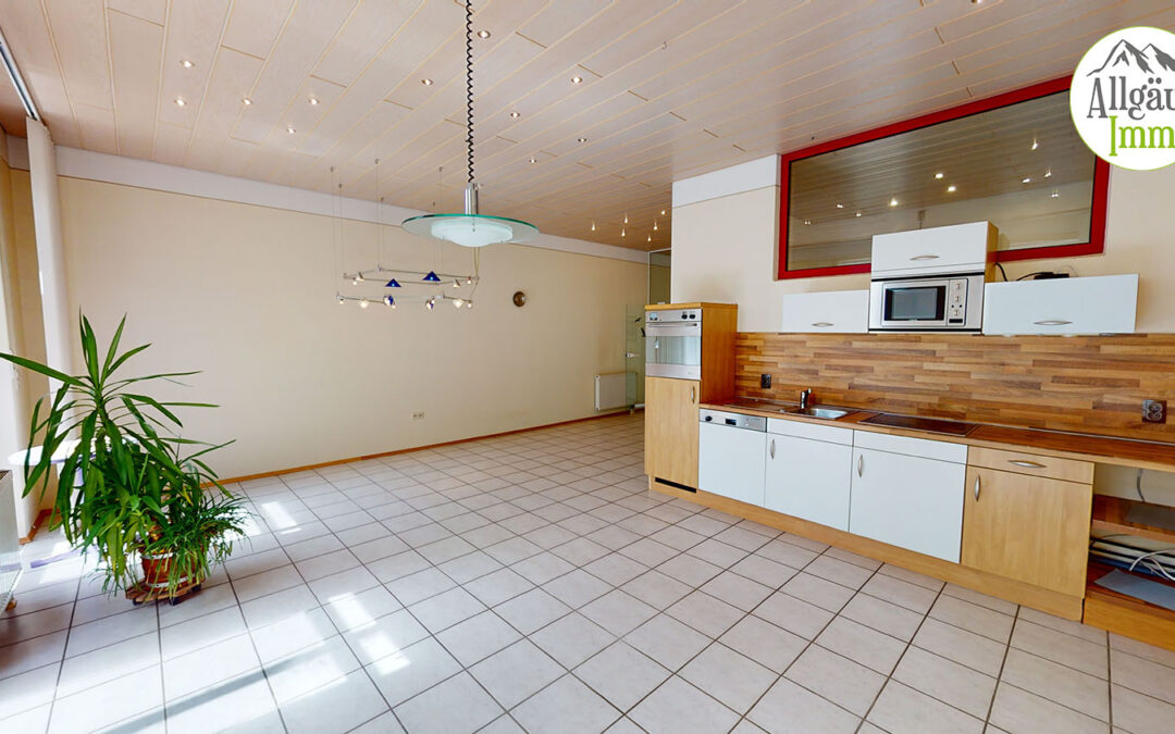 1 Zimmer Apartment mit Terrasse und Garten + Büro und Lagerflächen